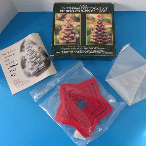 Avon Christmas Tree Cookie Kit Vintage - Picture 4 of 5
